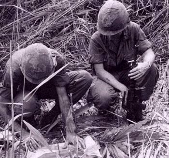 Platoon leader with his forward observer